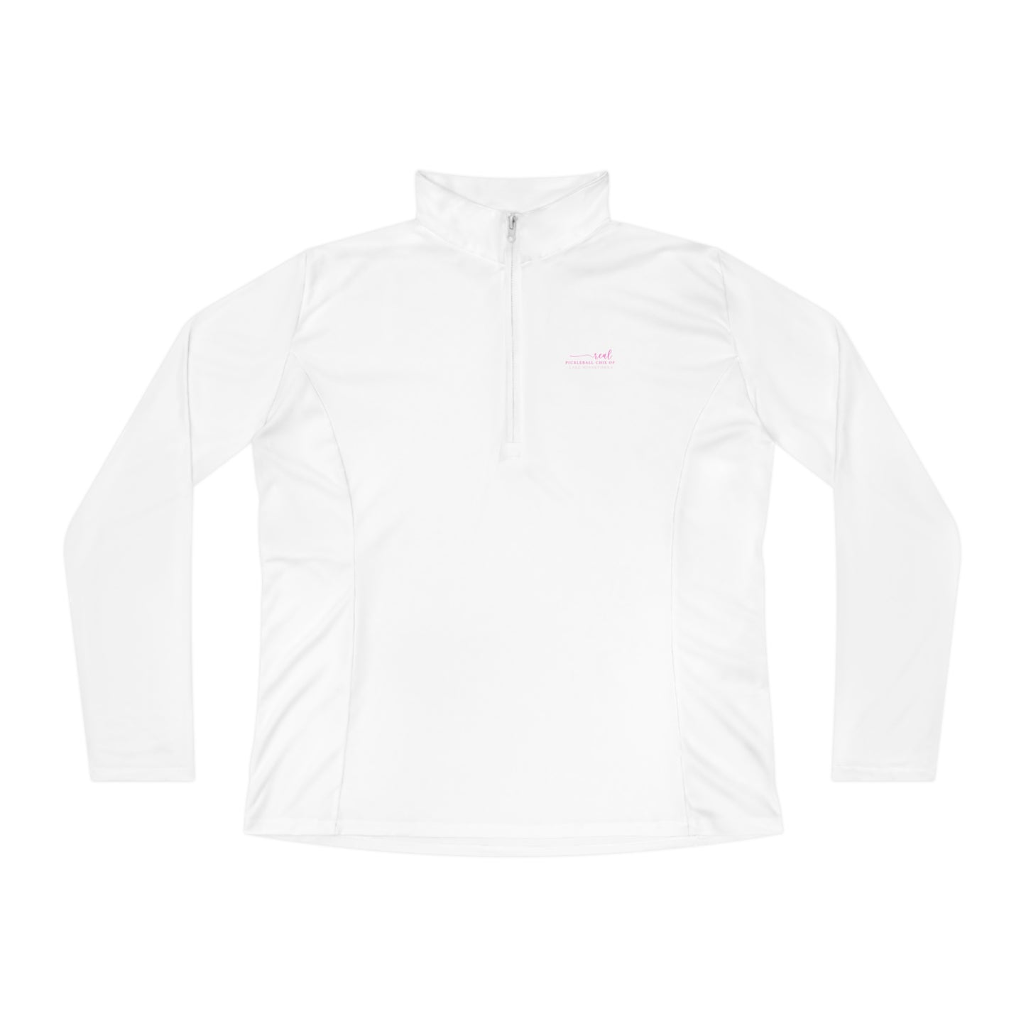 Real pickelball CHIX Ladies Quarter-Zip Pullover