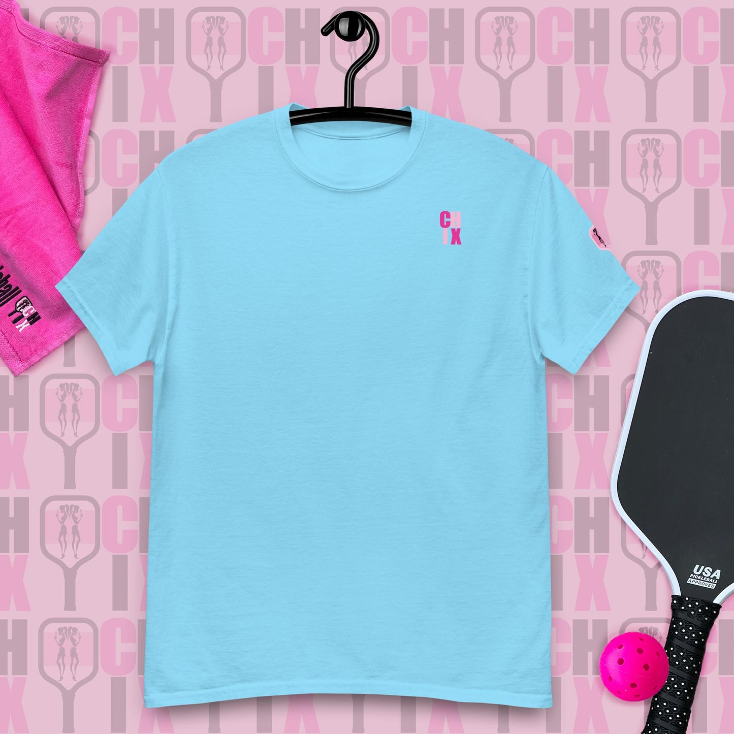 pickleball CHIX "Do What Makes you Happy, Play Pickleball" many color choices, Order "MATCHING partner SHIRTS"