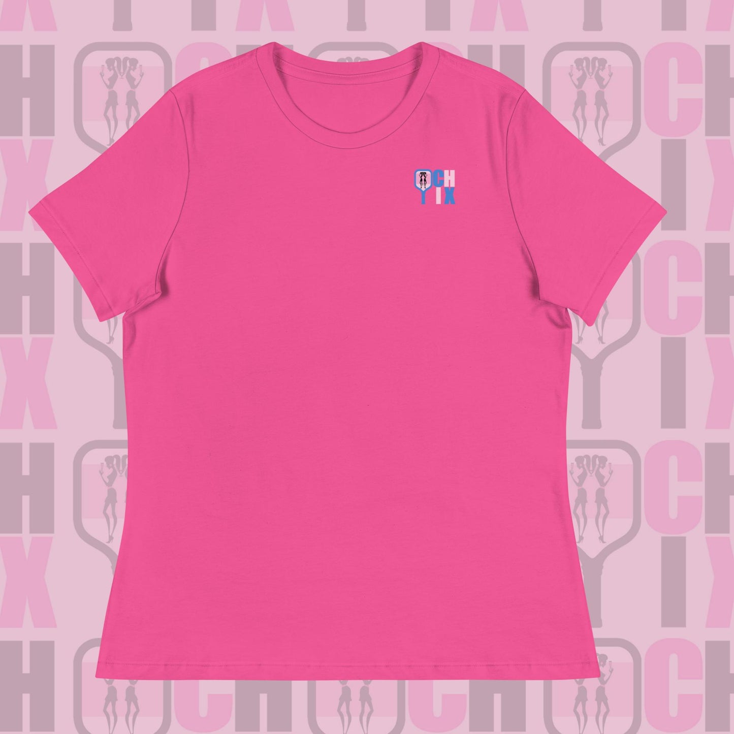 pickleball CHIX "do what makes u happy" Women's Relaxed T-Shirt
