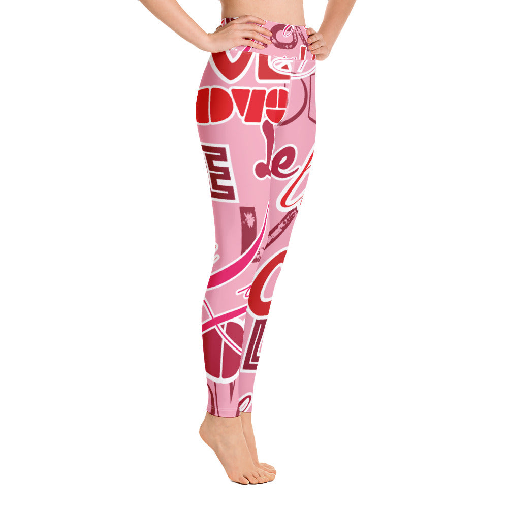 Pickleball CHIX "Valentine Lux" Yoga leggings