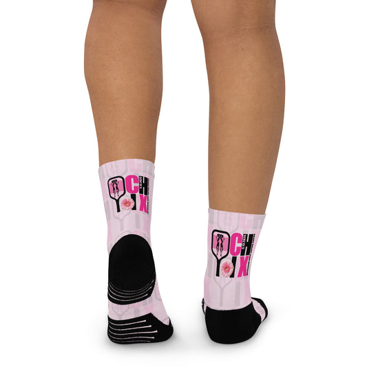 pickleball CHIX "Spring Soirée" Ankle socks
