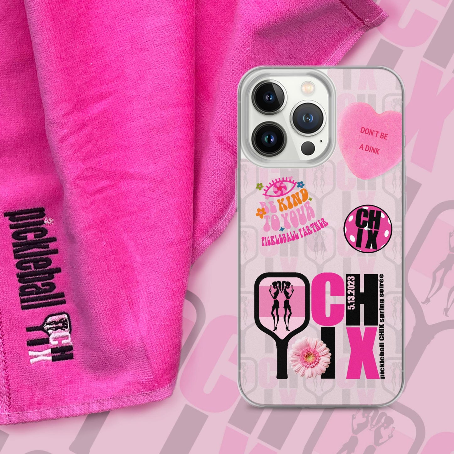 pickleball CHIX Fun Clear Case for iPhone®