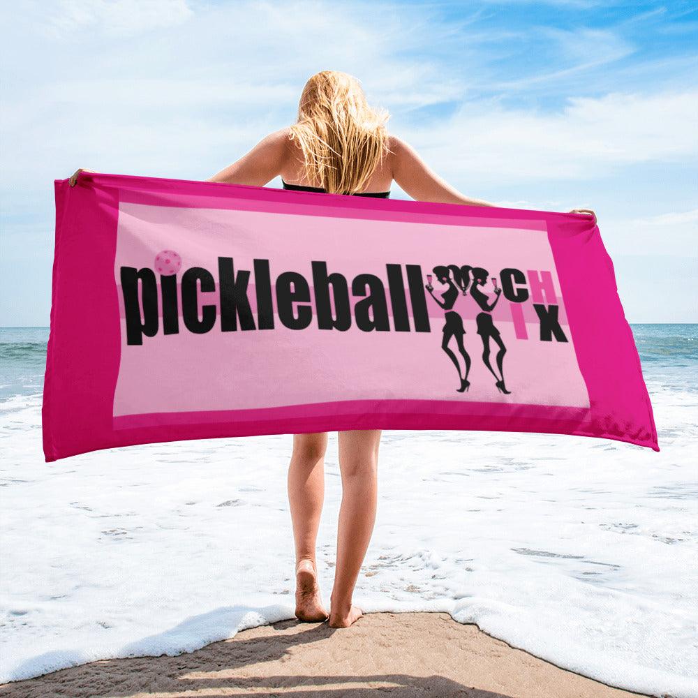 pickleball CHIX beach towel - Pickleball Chix