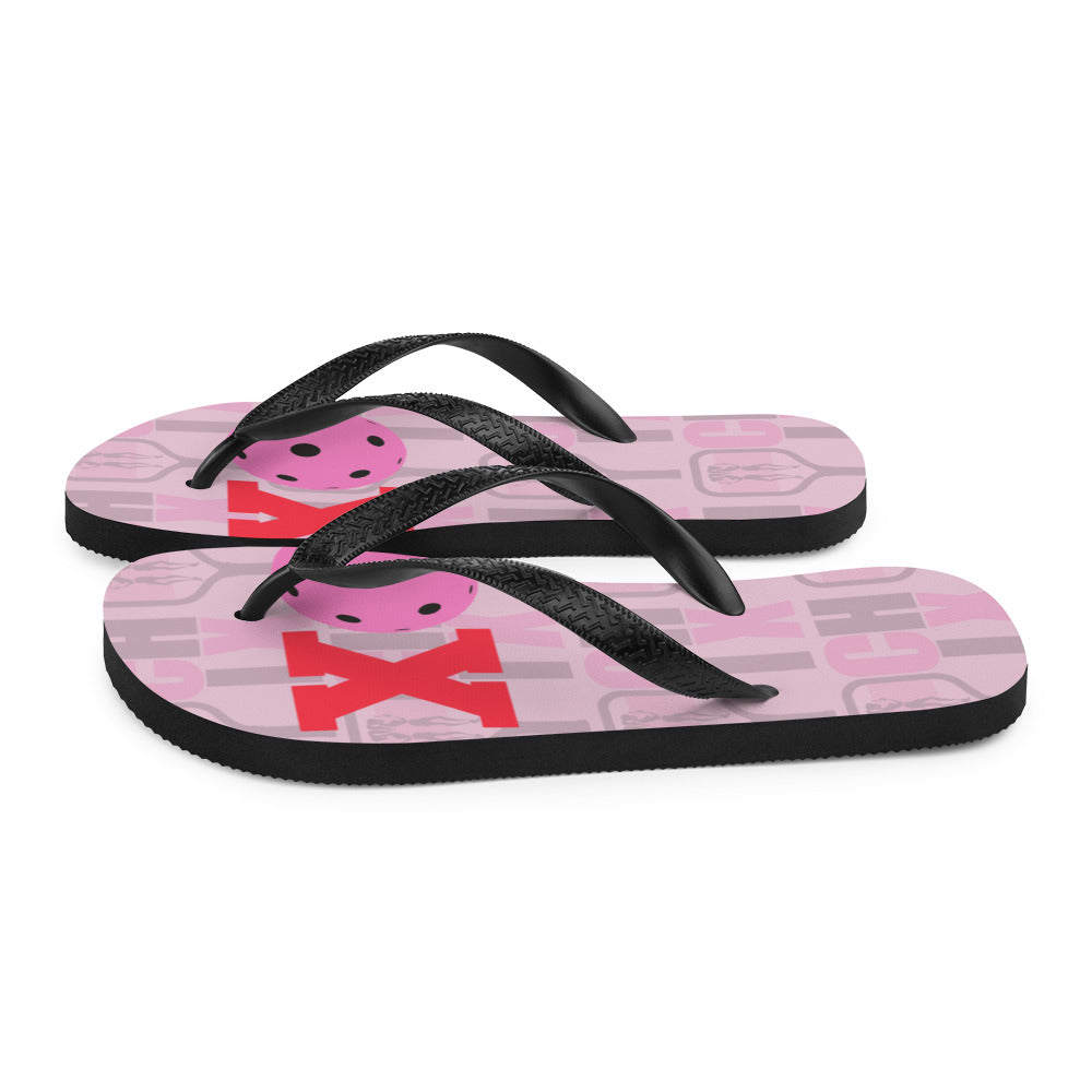 pickleball CHIX "Valentine" Beach Flip-Flops
