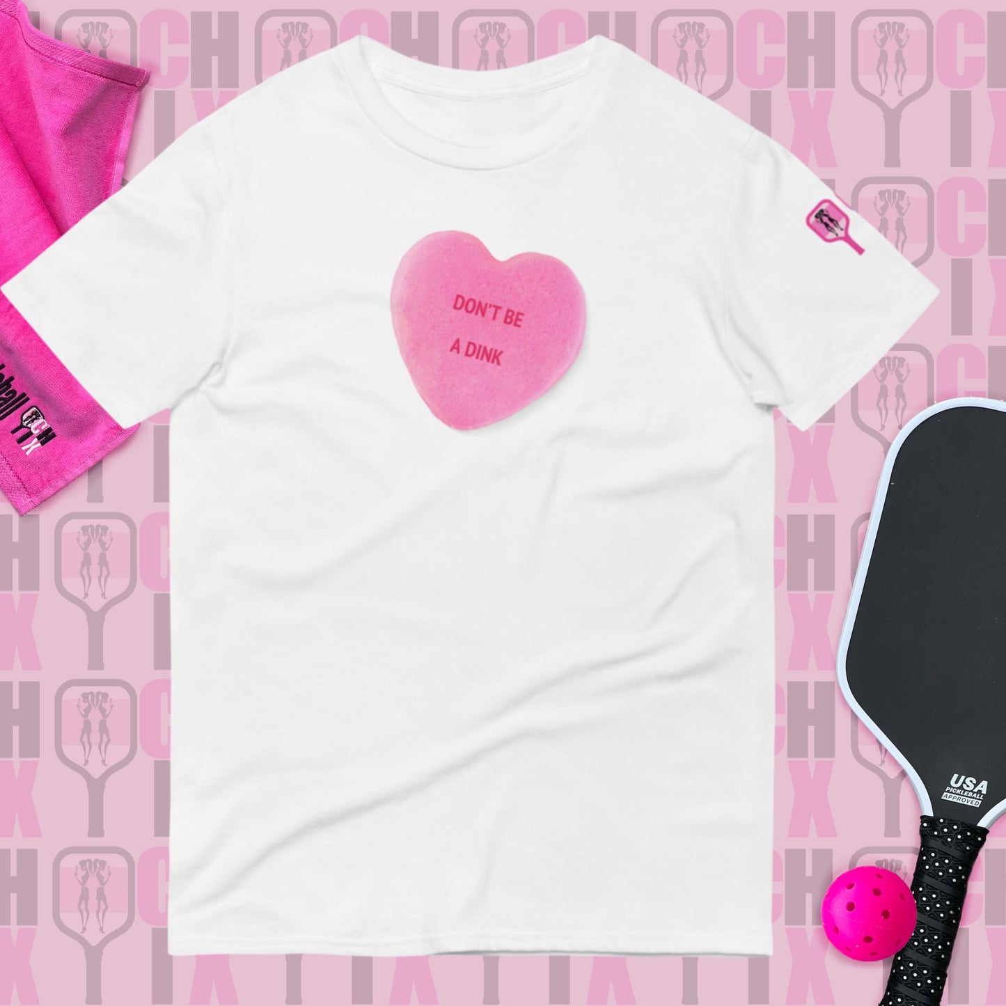 Pickleball CHIX "don't be a dink" Short-Sleeve T-Shirt