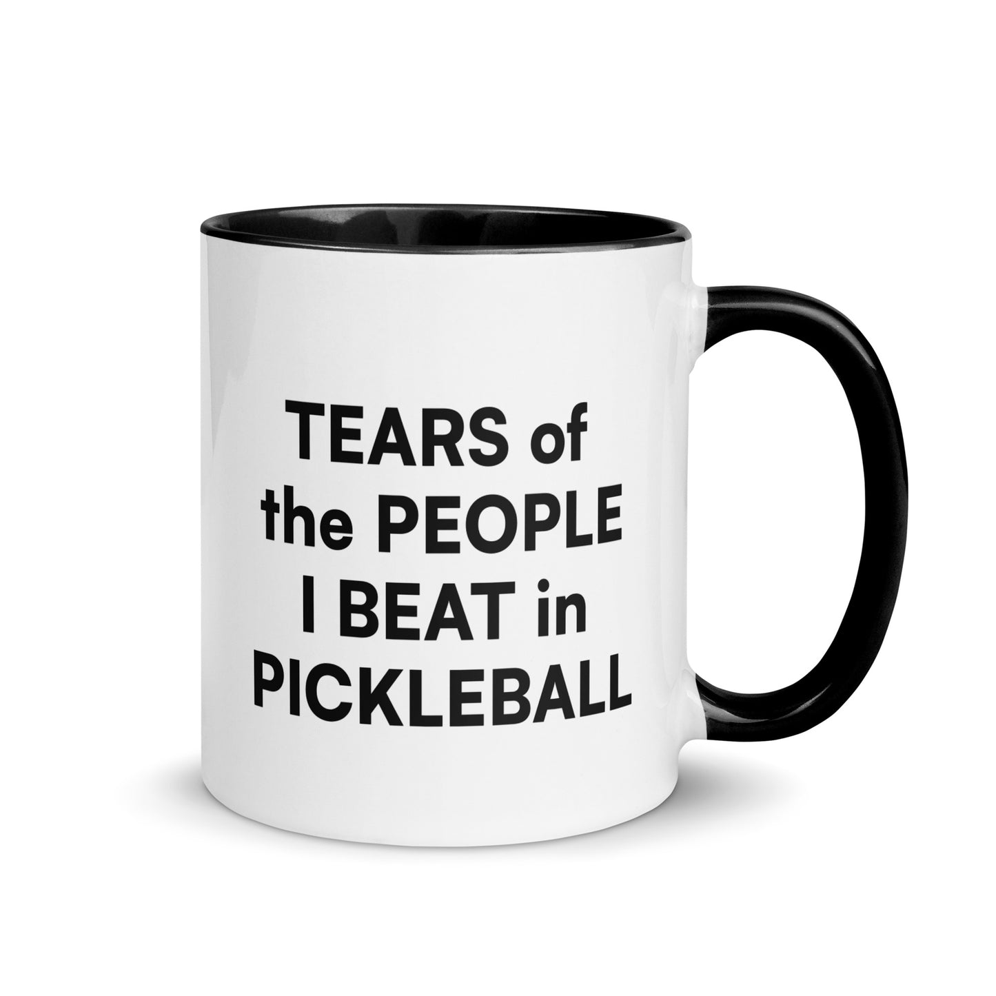 pickleball CHIX "TEARS of the PEOPLE I BEAT at PICKLEBALL" (Spring Soirée Collection) Mug