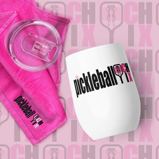 Pickleball CHIX Wine Tumbler