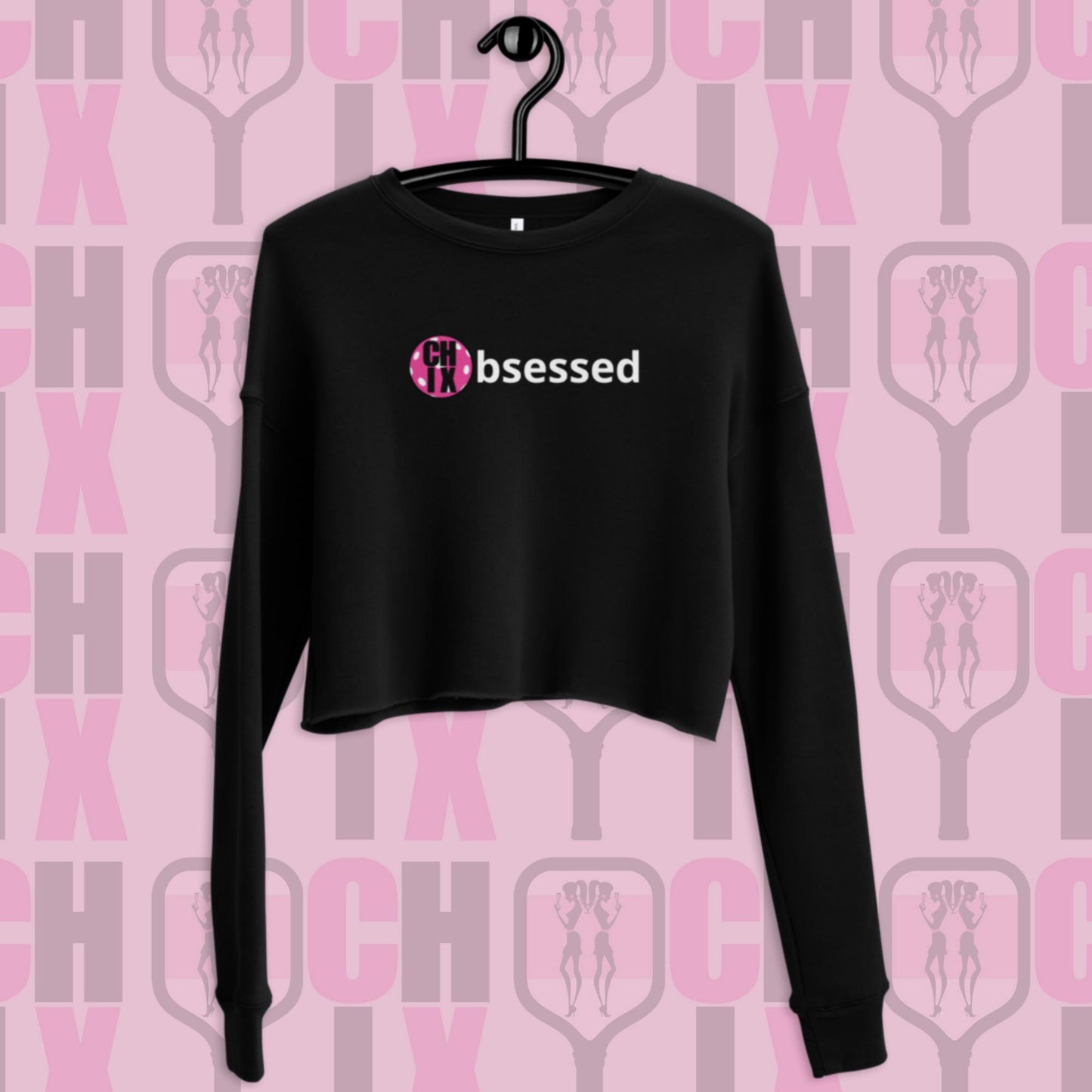 pickleball CHIX Obsessed Cropped Sweatshirt