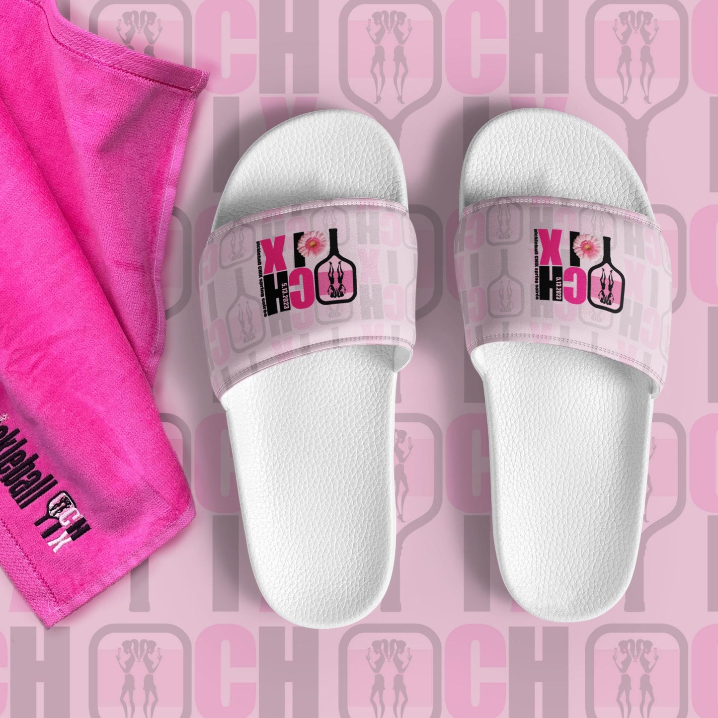 pickleball "LIMITED EDITION" (Spring Soirée Collection) Women's recovery slides