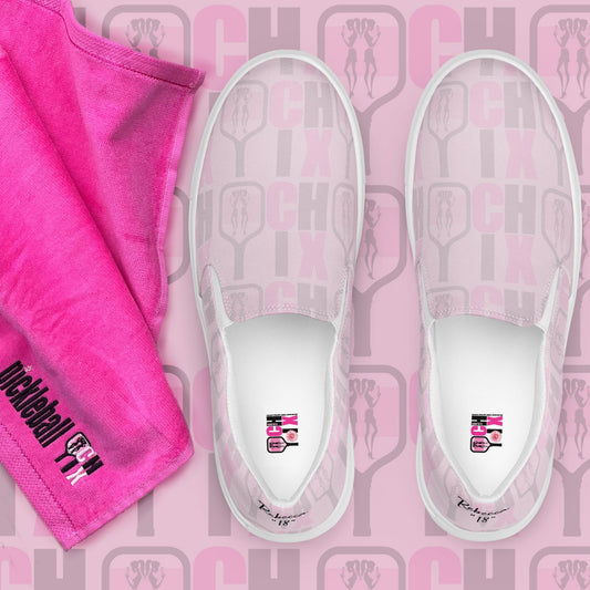 pickleball CHIX "limited Edition" Soirée Women’s slip-on canvas shoes