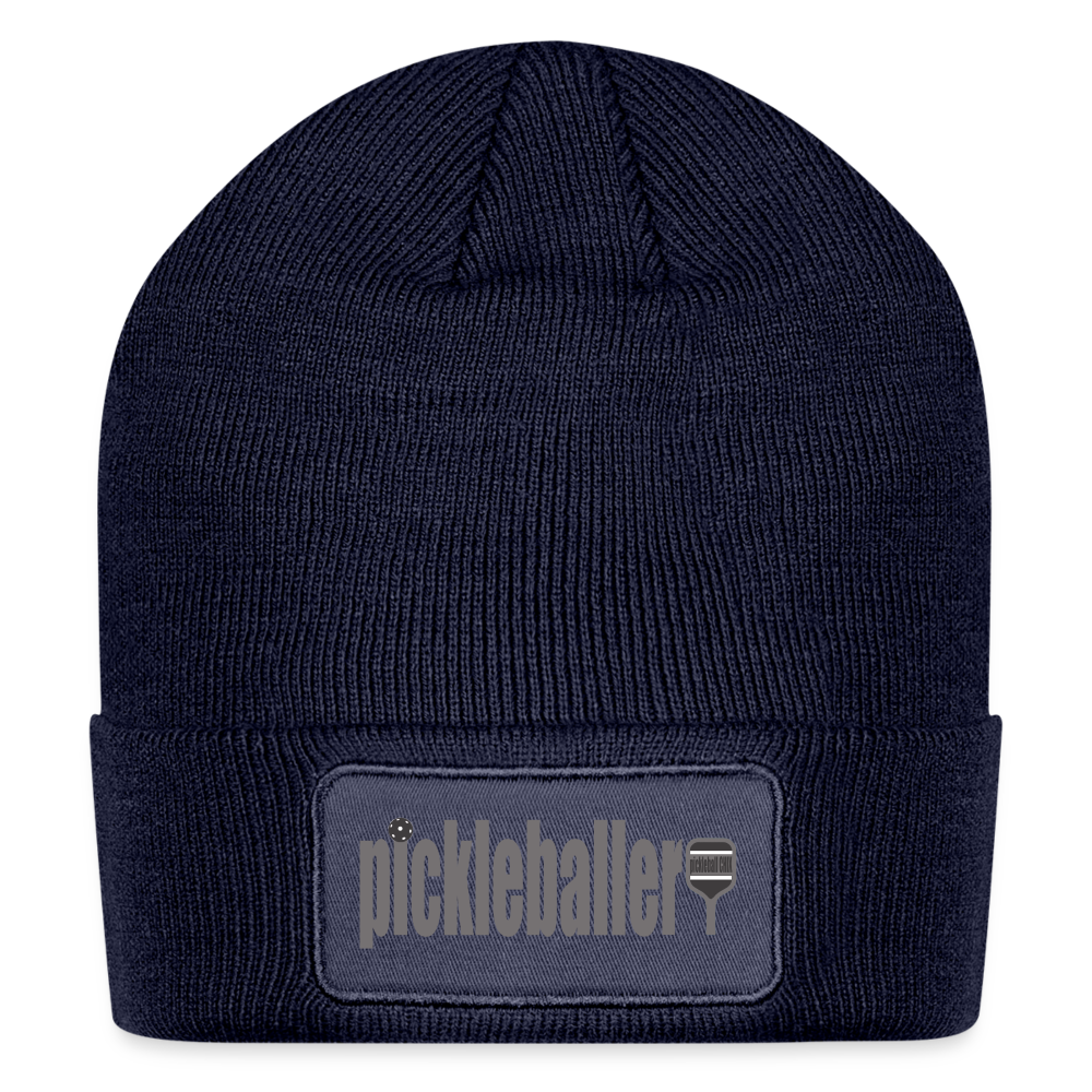 PICKLEBALLER Patch Beanie - navy