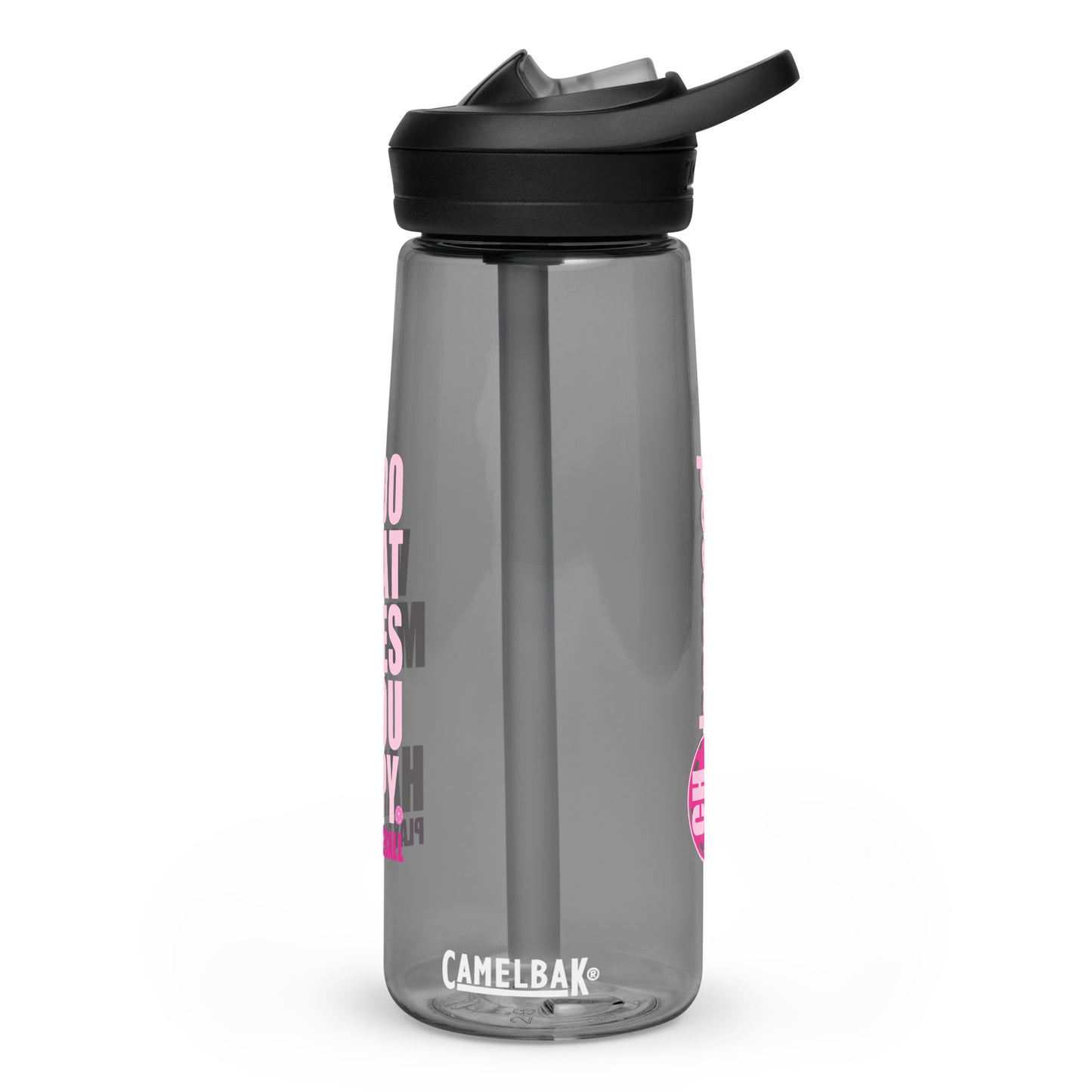 pickleball CHIX "do what makes you happy, play pickleball" Sports water bottle