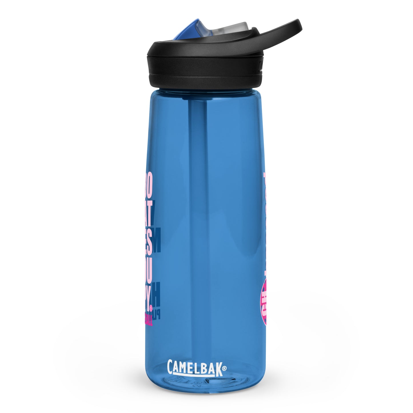 pickleball CHIX "do what makes you happy, play pickleball" Sports water bottle