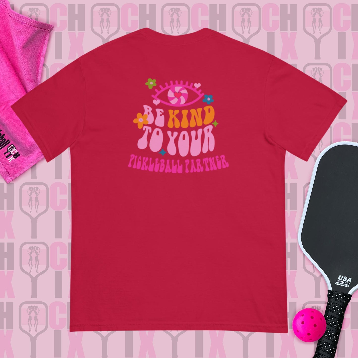 pickleball CHIX "Be Kind to your Pickleball Partner" unisex T-shirt