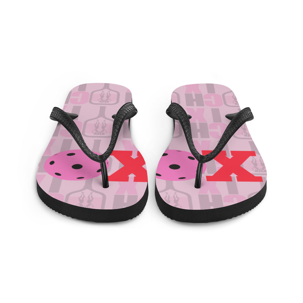 pickleball CHIX "Valentine" Beach Flip-Flops